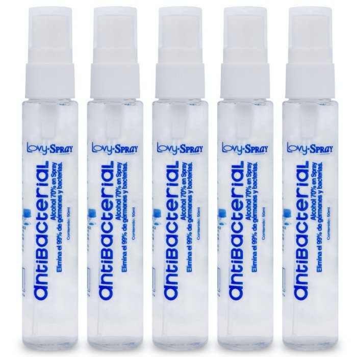 5 Spray antibacterial Lovy-Spray Lovycare 50 ml PRACTICO