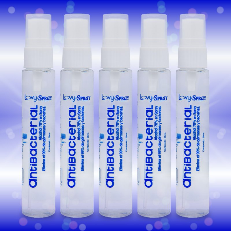 5 Spray antibacterial Lovy-Spray Lovycare 50 ml PRACTICO