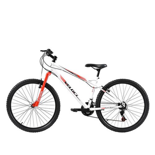 Bicicleta para Niños Naukas R26, Blanco-Rojo