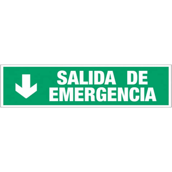 SEÑALAMIENTO DE SALIDA DE EMERGENCIA 