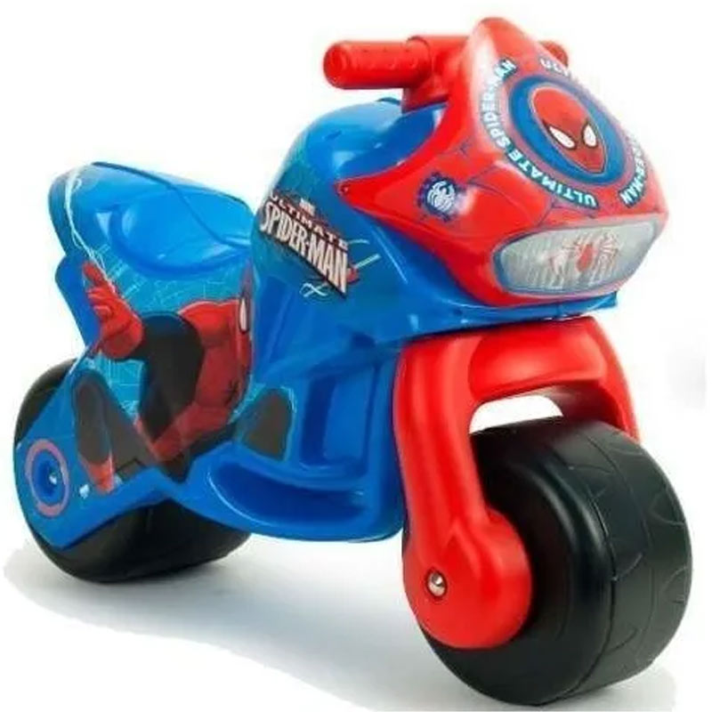 Montable Moto Corre Pasillos Twin Spiderman Injusa