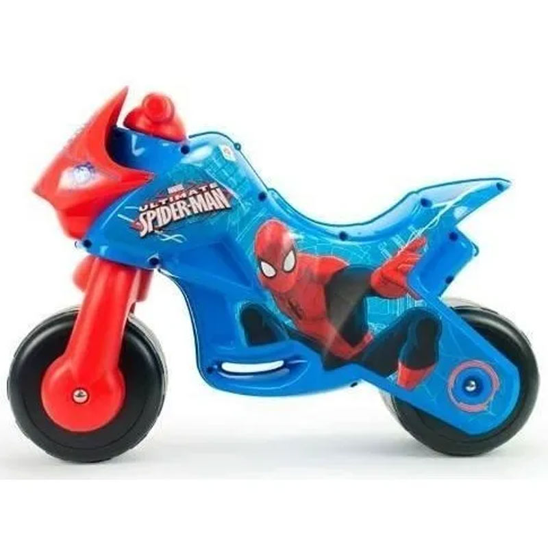 Montable Moto Corre Pasillos Twin Spiderman Injusa