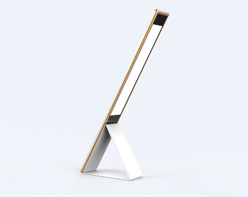 LAMPARA PLANA DE LED,COLOR ROSA, CON BASE MAGNETICA 