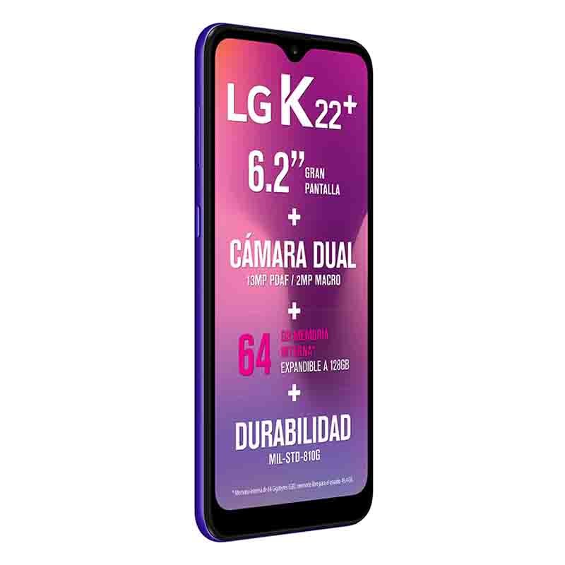 Celular LG LTE LM-K200HA K22+ Color AZUL Telcel