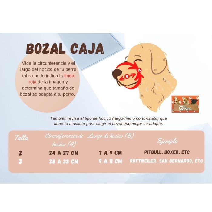 Bozal Caja #3 Para Perro Qkn