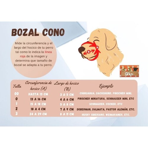 Bozal Cono #1 Para Perro Qkn