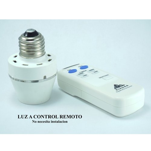 Socket Foco Luz Control Remoto Inalambrico