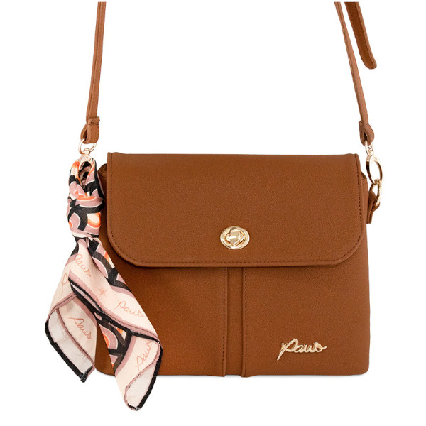 Bolso bandolera Teri color camello
