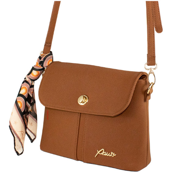 Bolso bandolera Teri color camello