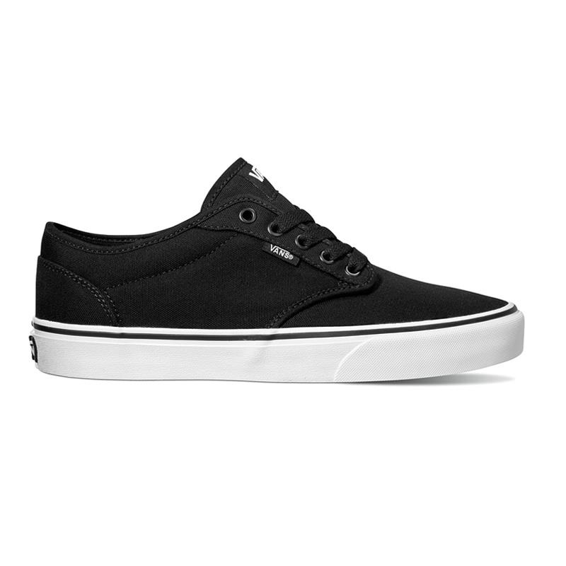 Tenis Vans Atwood Canvas Black/White Caballero Original VN000TUY187