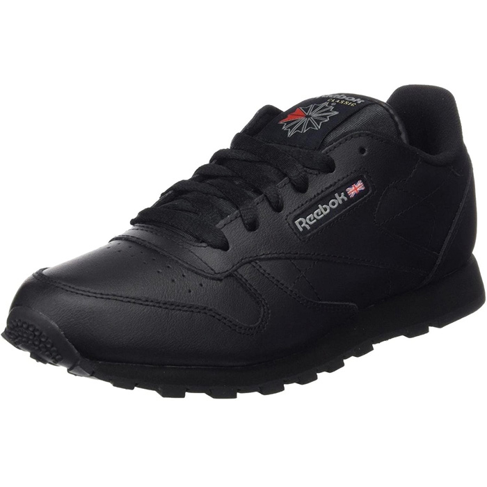 Tenis Reebok Mujer Classic Leather Negro 50149