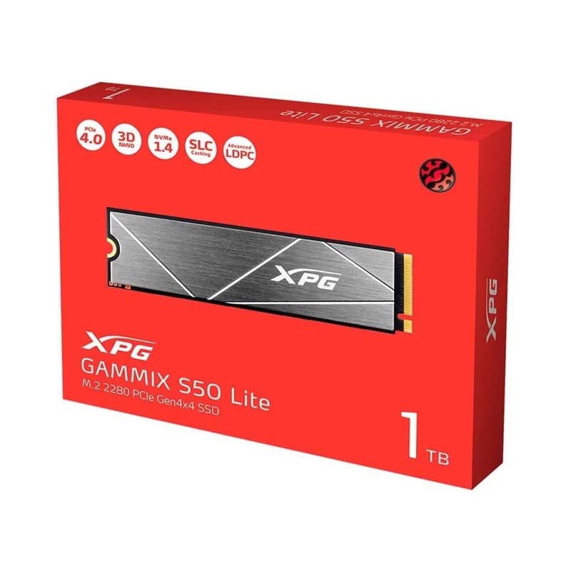 SSD ADATA M2 S50L LITE 1TB PCIe 3900/3200 MBS/S AGAMMIXS50L-1T-C
