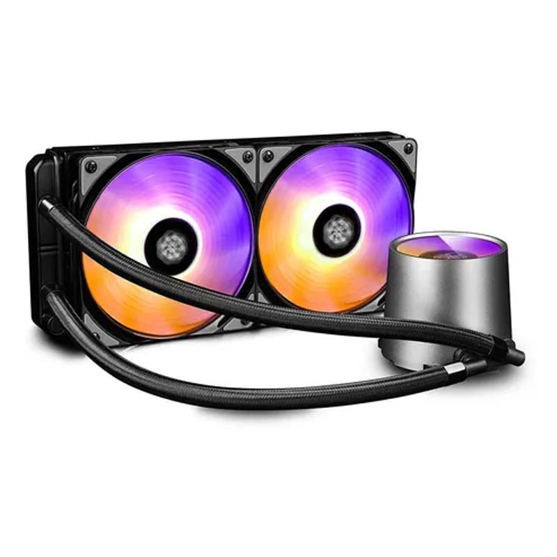 SISTEMA DE ENFRIAMIENTO DEEPCOOL CASTLE 240 RGB V2 NEGRO LGA1200 TRX4 DP-GS-H12L-CSL240RGB