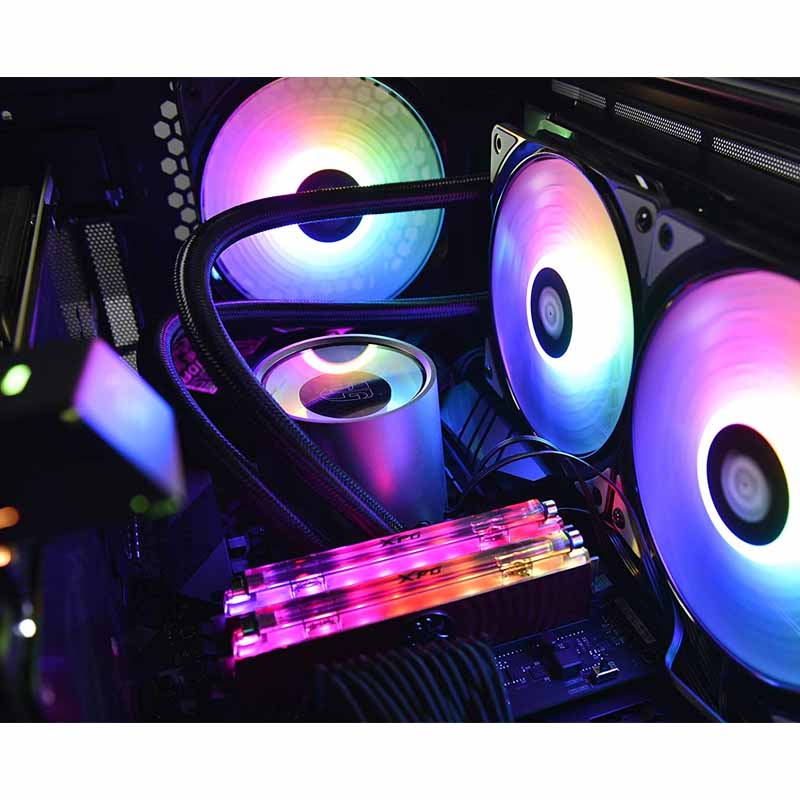 SISTEMA DE ENFRIAMIENTO DEEPCOOL CASTLE 240 RGB V2 NEGRO LGA1200 TRX4 DP-GS-H12L-CSL240RGB