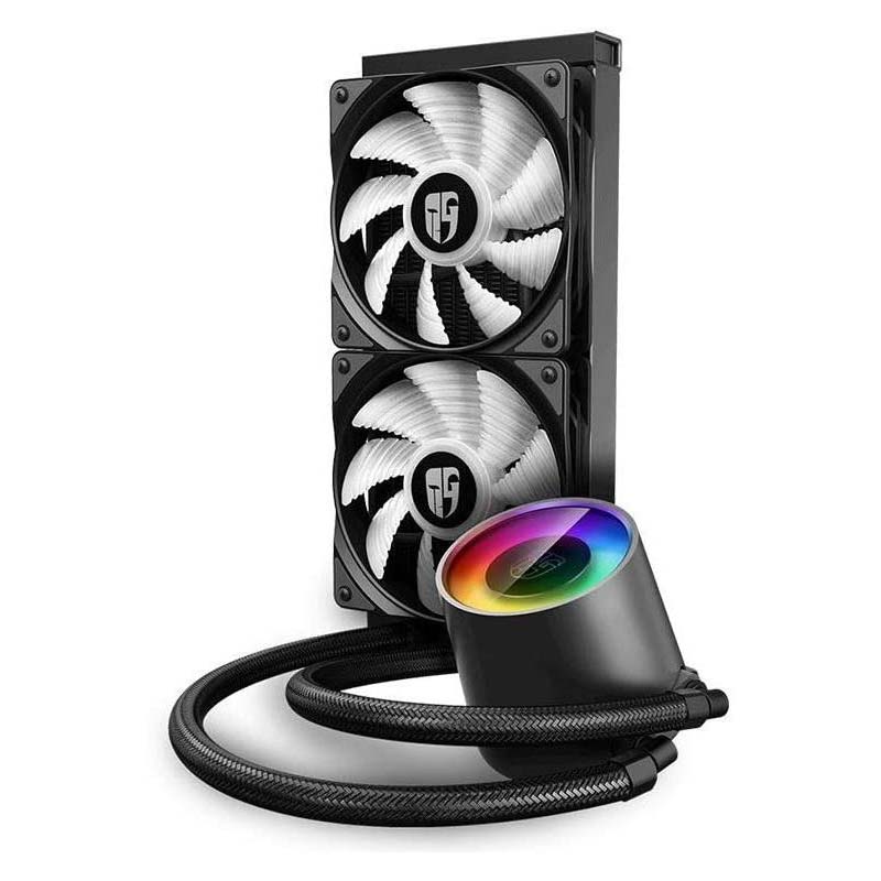 SISTEMA DE ENFRIAMIENTO DEEPCOOL CASTLE 240 RGB V2 NEGRO LGA1200 TRX4 DP-GS-H12L-CSL240RGB