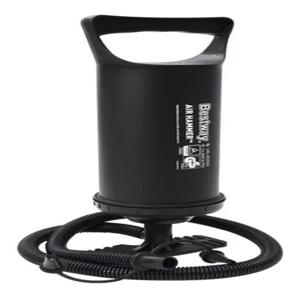 Pompe à Air Manuelle Bestway Air Hammer 37cm - 3 Embouts - Pour Gonflables