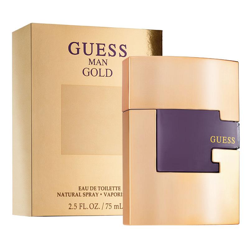 Perfume De Hombre Marca Guess Gold 75 Ml Edt Original Importado