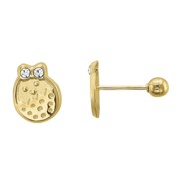 Broquel Pollito Oro 10K