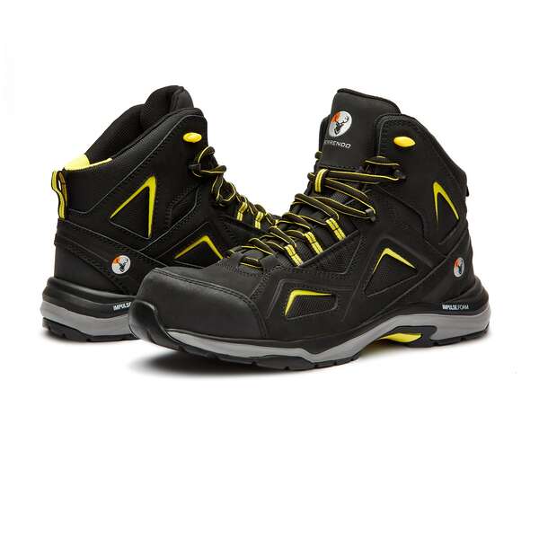 Bota Industrial Berrendo Casquillo 7711 Negro