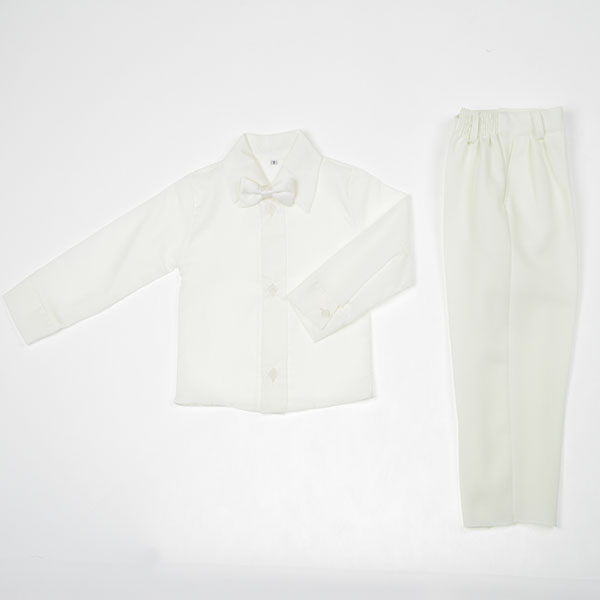 Traje para Niño Color Hueso.