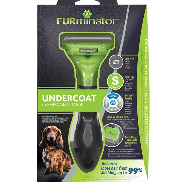 Cepillo Para Perro Furminator Raza Pequeña Pelo Largo