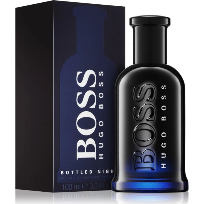 Perfume Hombre Hugo Boss Bottled Night 200Ml Edt Original Importado