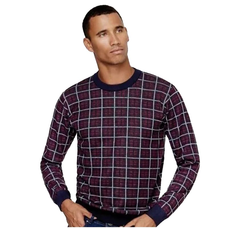 Sueter Casual Para Caballero Next \u0026 Co - Rojo con cuadros