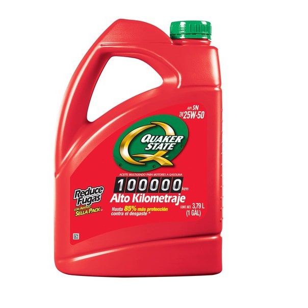 ACEITE MULTIGRADO QUAKER STATE 25W-50 ALTOKILOMETRAJE