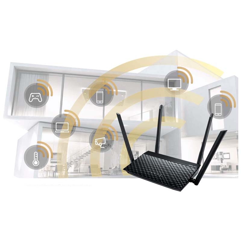 ROUTER ASUS RT N9 WIFI N600 600MBPS 4 ANTENAS RT-N19