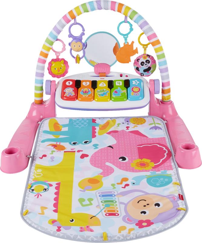 Gimnasio Fisher - Price Deluxe Kick & Play Piano Gym Pink