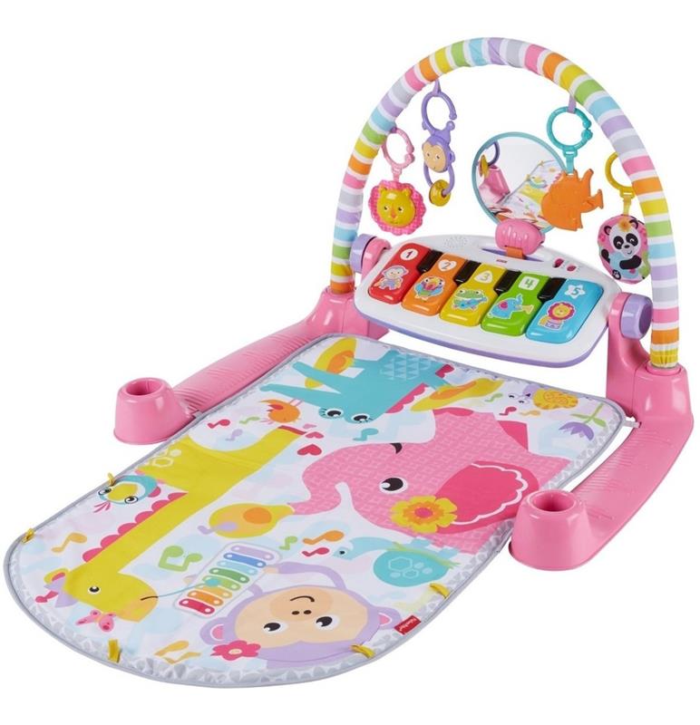 Gimnasio Fisher - Price Deluxe Kick & Play Piano Gym Pink