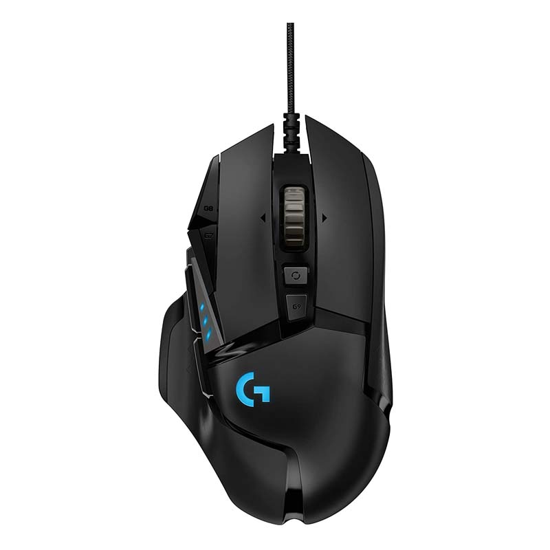 MOUSE LOGITECH G502 HERO GAMING NEGRO USB 16000 DPI 910-005550