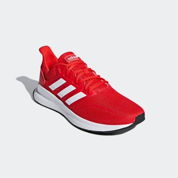 tenis adidas rojo con blanco