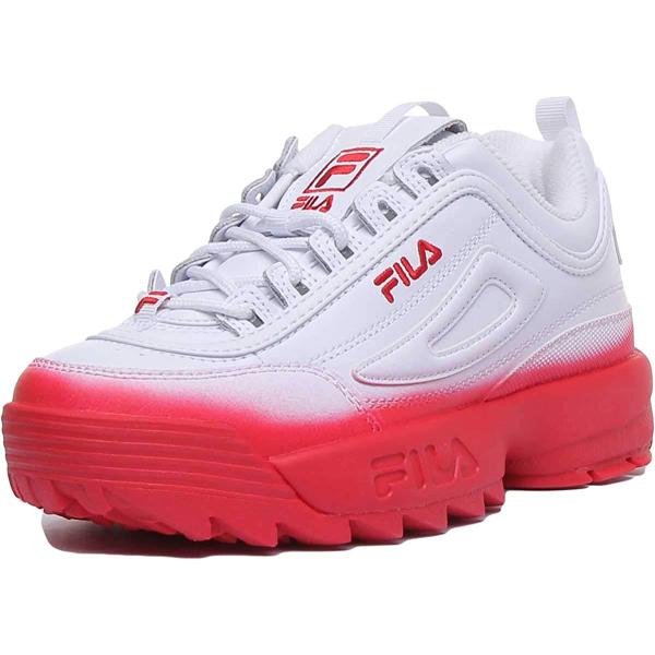 Tenis Fila Disruptor 2 Brights Fade Blanco/rojo 5fm00692 121