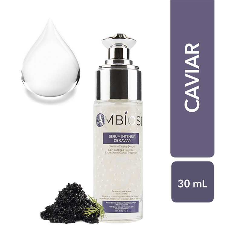 Serum Facial con Perlas de Caviar, Efecto Lifting,Anti-Edad, hidratante, Piel Grasa, Efecto Matificante, con Acido Hialuronico