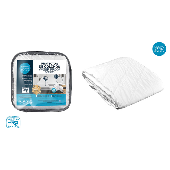 Protector De Colchón Impermeable (King Size) Stefano Zanni 