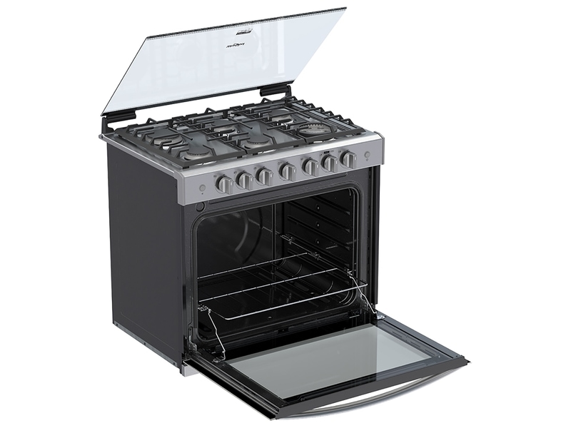 Estufa empotrable Whirlpool WER5100S de 76 cm en Acero Inoxidable.