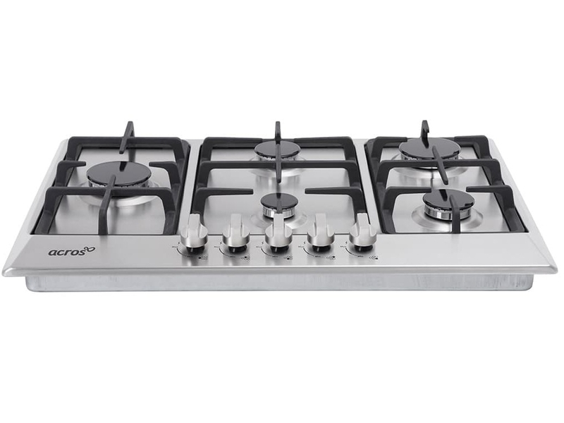 Parrilla Gas Empotrable Acros AP3020S 75 Cm Acero Inox 5 Quemadores