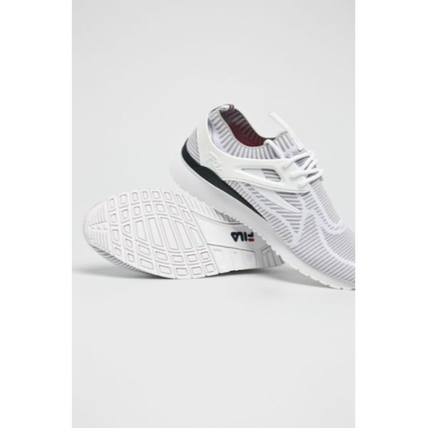 Tenis Fila Overpass Knit Blanco Azul 5rm00258 125