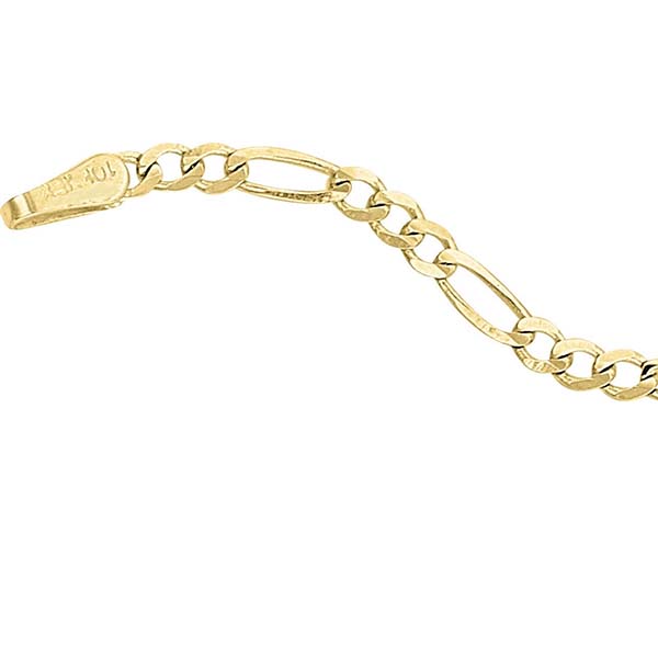 Esclava Infantil Tejido 3 X 1 Oro 10 K 