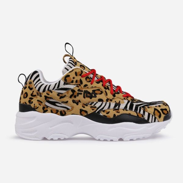 Tenis Fila Ray Tracer Animal Print Leopardo 5rm01019 992