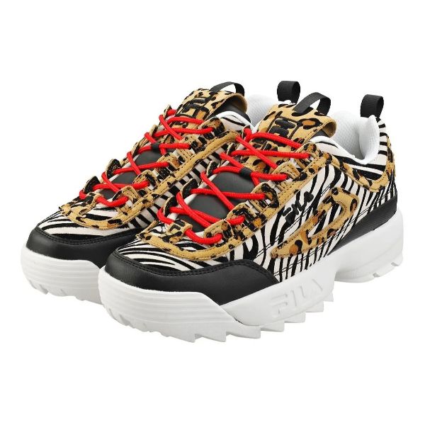 Tenis Fila Ray Tracer Animal Print Leopardo 5rm01019 992