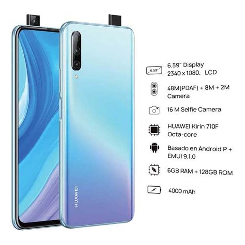 HUAWEI Y9S OCTACORE 6GB/128GB 6.59" CRISTAL 128GB CAM FRO 16MP TRAS 48 + 8 + 2MP