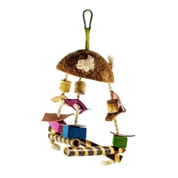 JUGUETE PARA AVES MODELO PETIRROJO CH