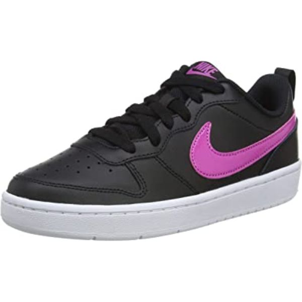 Tenis Nike Court Borough Low Negro/rosa Bq5448 003