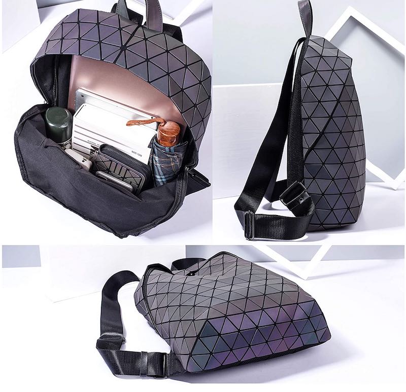 Mochila geometrica luminosa hot sale