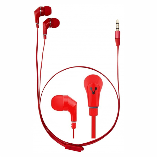 Audifonos Vorago Ep-103 Color Rojo 3,5mm 12m