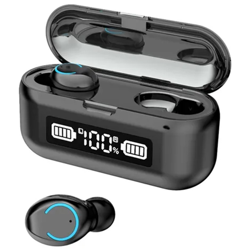 Audífonos Manos Libres Bluetooth 5.0 F9 Ulight Power Bank True Wireless FRALUGIO.