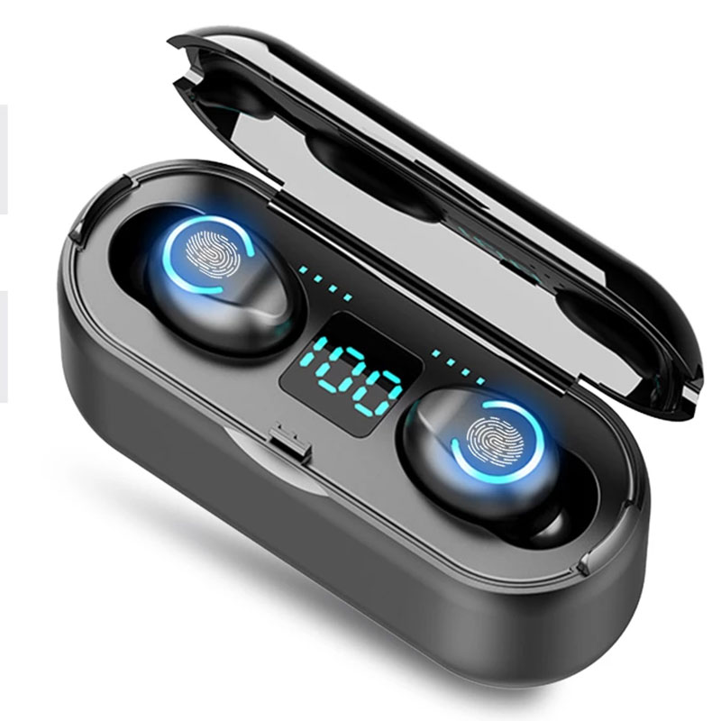 Audífonos Inalámbricos Bluetooth 5.0 F9-8 con Power Bank True Wireless FRALUGIO.