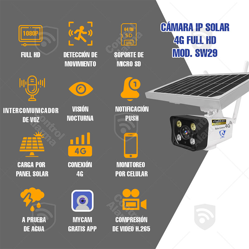 Camara Ip Solar 4g Full Hd Vigilancia Exteriores Seguridad